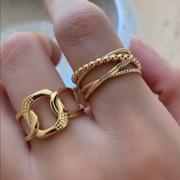 🎉HP🎉 Ms.K Ring Adjustable | 14k Gold Plated - Picture 3 of 4